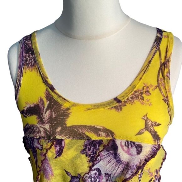 NEW JEAN PAUL GAULTIER Tiered Dress Size L - Picture 2 of 8